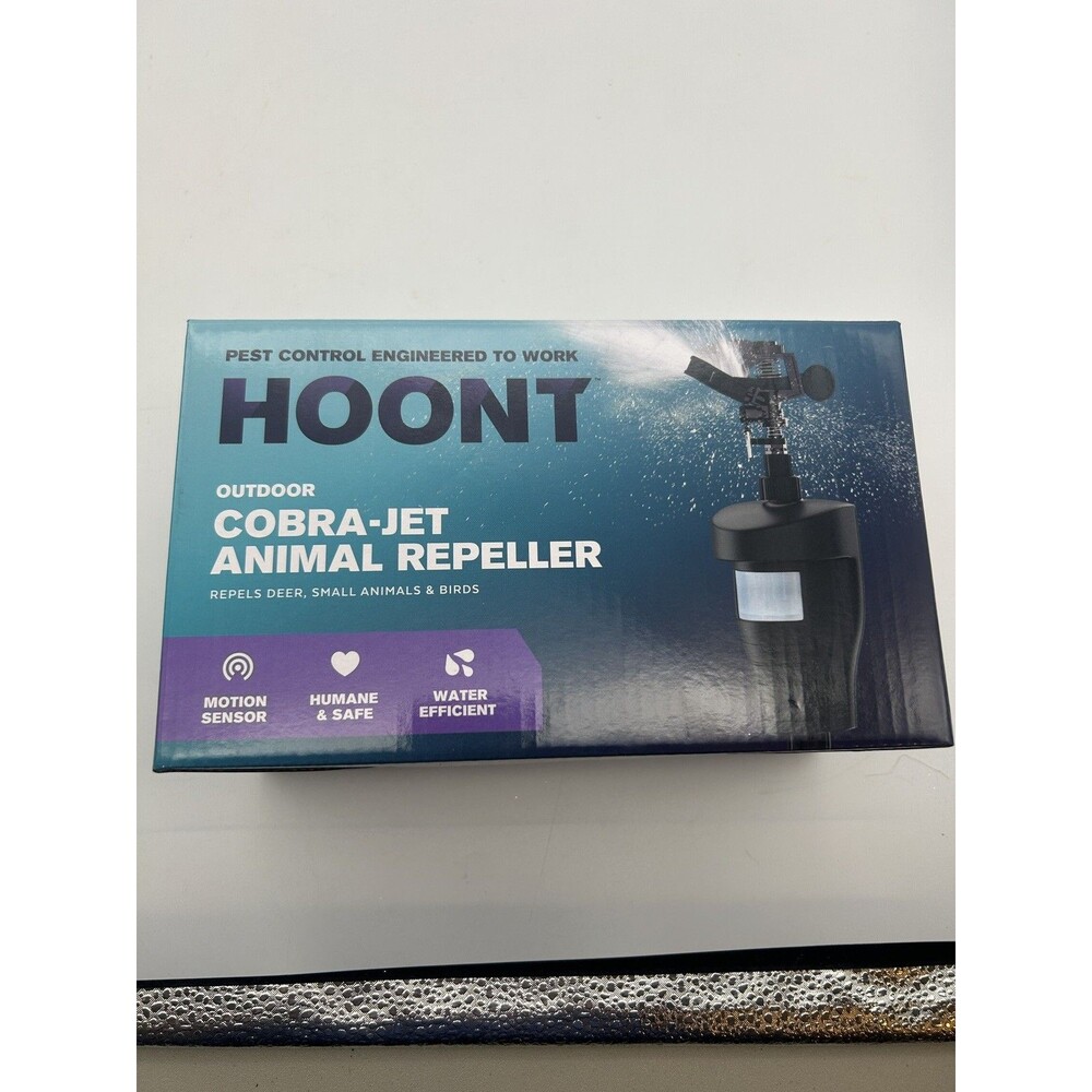 Hoont Animal Repeller Cobra Jet Spray Outdoor Use - AA BATTERY powered - New